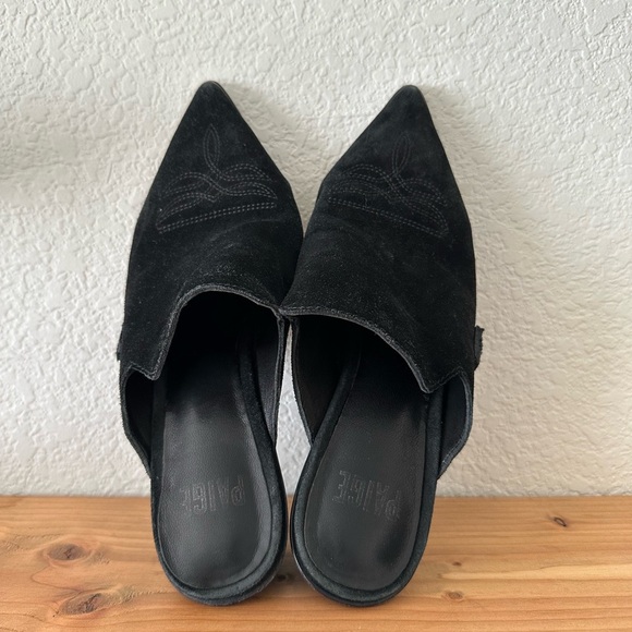 PAIGE Kensington Western Mule Size 8 NO BUCKLE - Picture 6 of 9